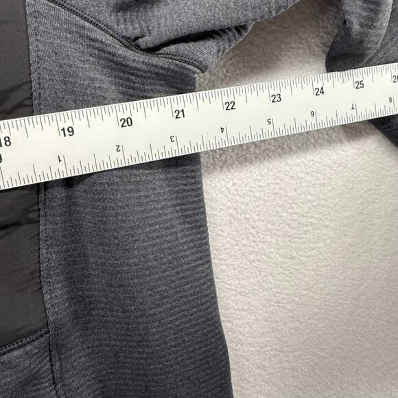 Harvard University Jacket Mens Medium Black Gray Full Zip Hooded Grid Fleece NEW - Picture 4 of 9